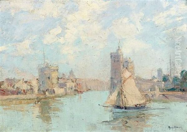 La Rochelle, L'entree Du Port - view 1