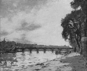 Le Pont Des Arts, Paris by Rene Hanin