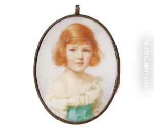 Portrait Of A Young Girl by Mabel Lee Hankey