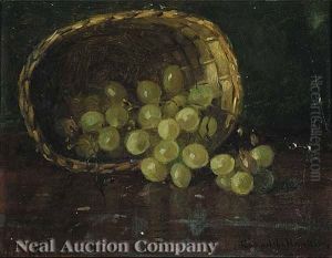 Still Life Of Grapes by Cornelius H. Hankins