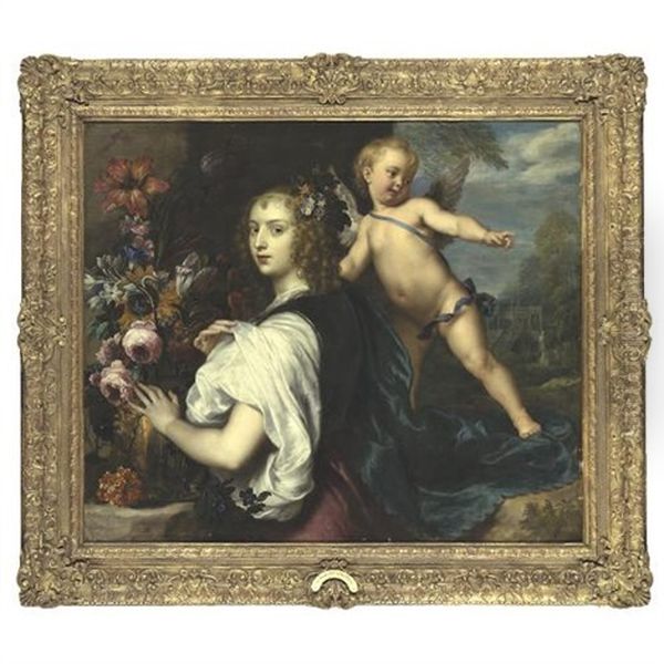 Margaret Lemon As Erminia Putting On Clorinda's Armor (in Collab. W/gaspar Pieter Vergruggen, The Younger) - view 1
