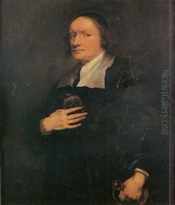 Portrait De Gentilhomme (sir Thomas Fairfax?) by Adriaen Hanneman