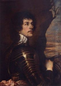 Portrait Of Charles Stanley, 8th Earl Of Derby, Wearing Armour
