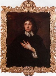 Portrait Of A Gentleman His Arm Across His Chest, Wearing A Black Tunic
