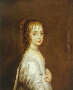 Portrait D'henriette-marie, Fille D'henri Iv, Reine D'angleterre Portrait D'henriette-marie, Fille D'henri Iv, Reine D'angleterre