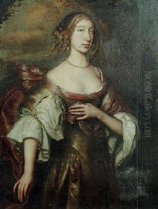 Portrait Of Mrs. Hammond by Adriaen Hanneman