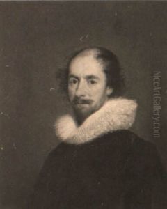 Portrait De Gentilhomme En Buste by Adriaen Hanneman