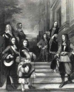 Portrait Of A Company The Hague Guild Of Archers by Adriaen Hanneman