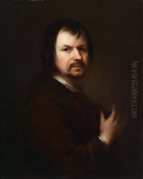 Portrat Eines Mannes (nach Johann Kupezkys Selbstbildnis Als Pilger In Der Nationalgalerie, Prag) - view 1