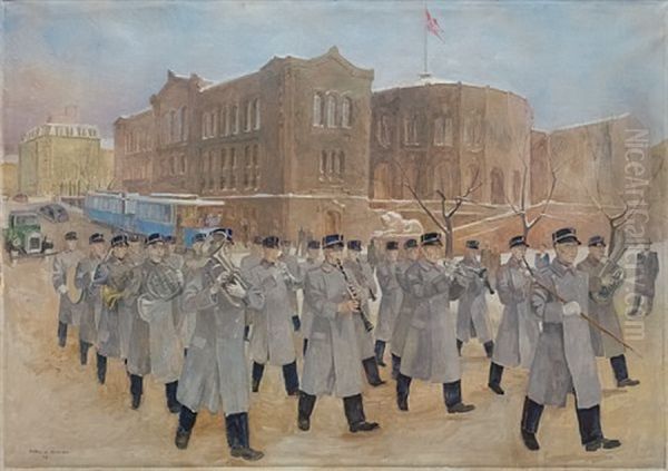 Divisjonsmusikken / Gardemusikken Pa Karl Johan - view 1