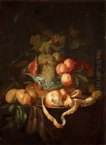 Still Life With Fruits And A Butterfly Still Life With Fruits And A Butterfly