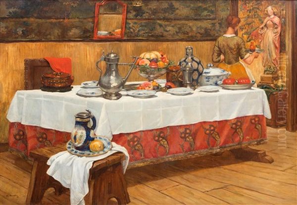Interior With Well-laid Table - view 1