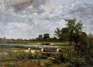 Le Deversoir by Hector Charles Auguste Octave Constance Hanoteau
