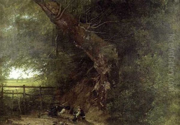 La Chasse Aux Renards, Au Terrier - view 1