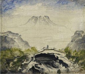 Gaustadtoppen (mount Gausta) by Peder Balke