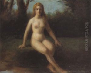 Am Bachufert by Jules Armand Hanriot