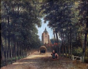 De Nederlands Hervormde Kerk Te Serooskerke by Josefus Gerardus Hans