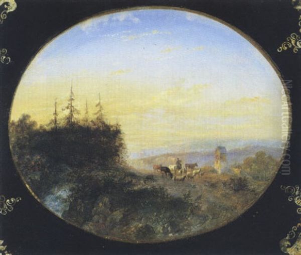 Landschap Met Veehoeder - view 1