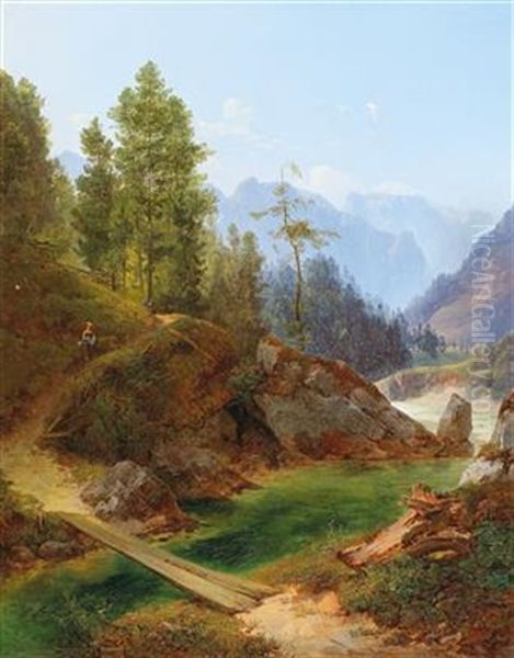 A View Of The High Alps Near Weichselboden In Styria - view 1