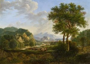 Blick Auf Pontebba Im Kanaltal