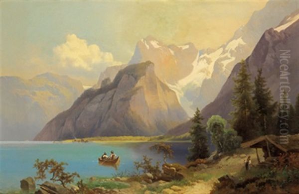 Motiv Von Einem Alpensee - view 1
