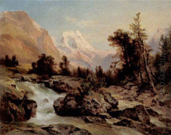Wildbach In Den Bergen - view 1