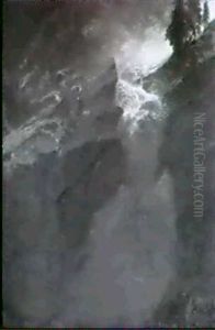 Reichenbachfall, Schweiz by Anton Hansch