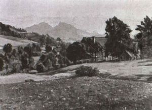 Blick Auf Die Falkenberge Im Riesengebirge