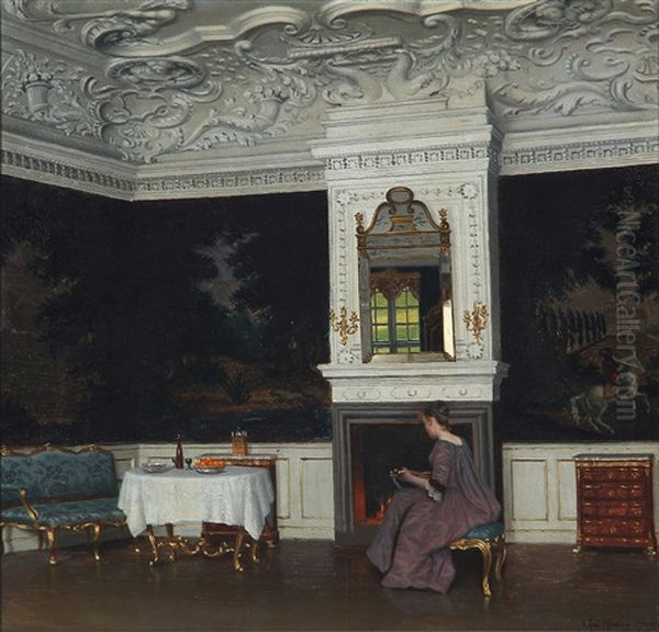 Interior, Presumably From Fredensborg Palace, Denmark - view 1