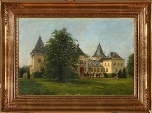 Scene From Pederstrup Manor On Lolland, Denmark