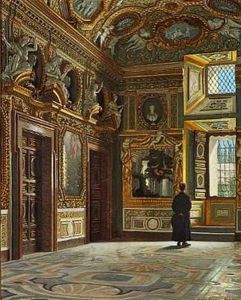 Palazzo Borghese by Adolf Heinrich Claus Hansen