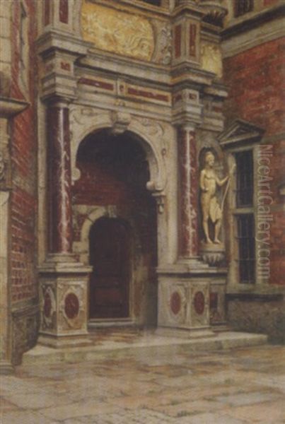 Fra Den Indre Slotsgard, Frederiksborg - view 1