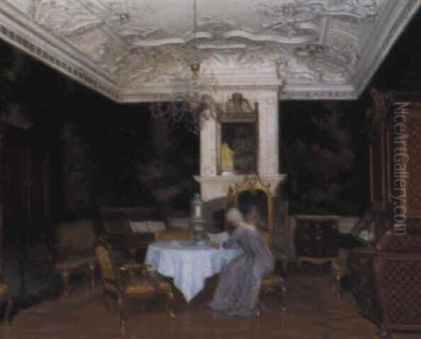 A Lady In An Interior, Fredensborg - view 1