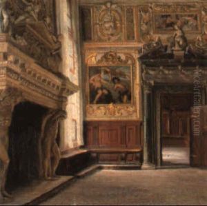 Sala Dell'anticollegio, Palazzo Ducale, Venezia by Adolf Heinrich Claus Hansen