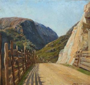 Mountain Scape With Road