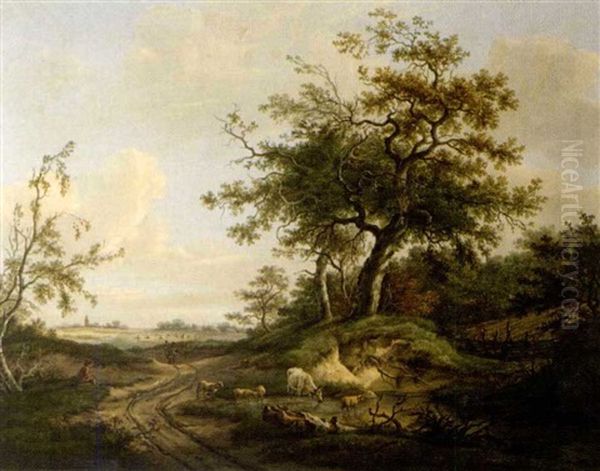 Landschaft Mit Tieren Und Hirte - view 1