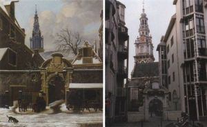 Cobbler Outside The Gates Of The Agnieten Chapel, Amsterdam by Carel Lodewijk Hansen