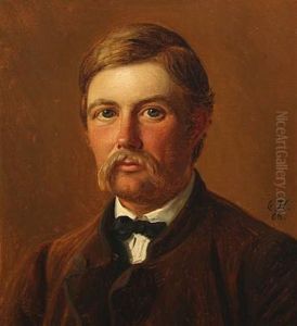 Constantin Hansen: Portrait Of A Gentleman by Constantin Hansen