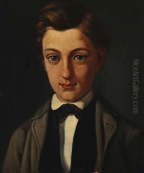 Portrait Of The Later Composer Emil Hartmann (1836-1898) - view 1