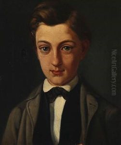 Portrait Of The Later Composer Emil Hartmann (1836-1898)