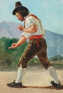 Roman Morra Player. Study For Morraspillere