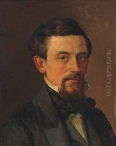 Portrait Of Gentleman Seated Face To The Right