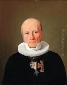 Portrait Of Chaplain-in-ordinary, Bishop J. P. Mynster