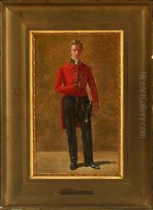 P. D. Bruuns Figure (study) by Constantin Hansen
