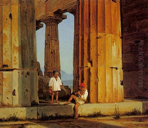 The Temple Of Poseidon, Paestum - view 1