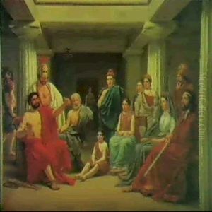 Odysseus Beretter Efter Sin Hjemkomst Om Sin Faerd by Constantin Hansen