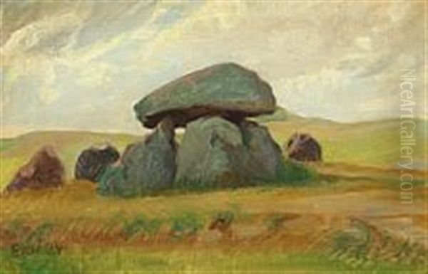 Cairn In Arable Landscape - view 1