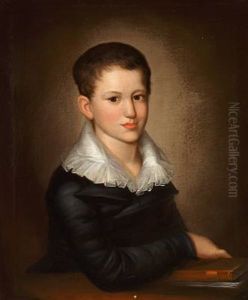 Two Brothers In Black Coats And White Shirts (2 Works)