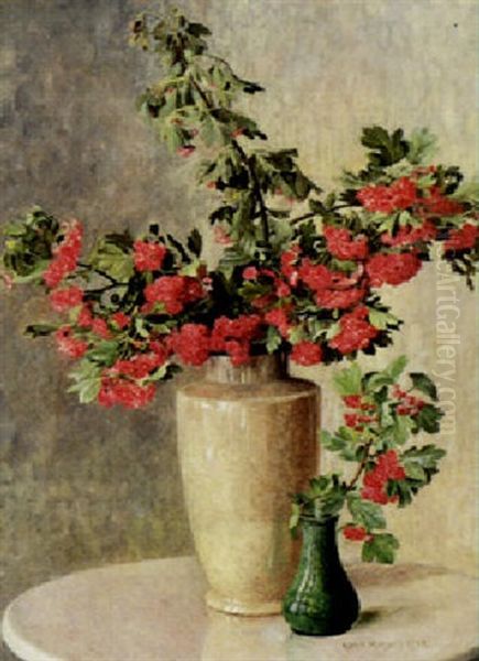 Bluhende Zweige In Vase - view 1