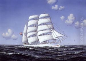 Skibsportraet Af Barken "pax" Af Marstal by Hans Andersen Hansen